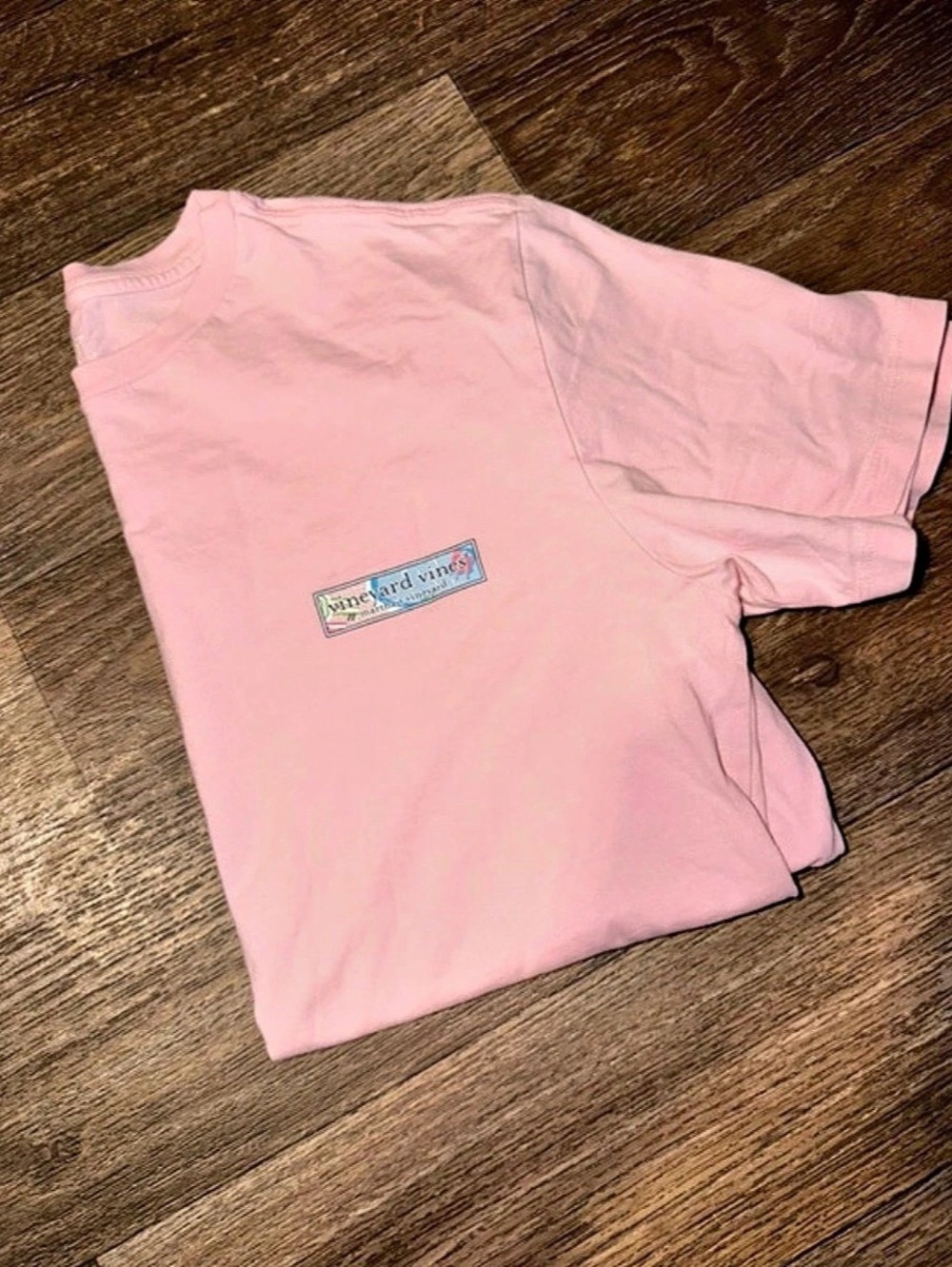 vineyard vines Martha's Vineyard Graphic Pocket T-Shirt Pink XS